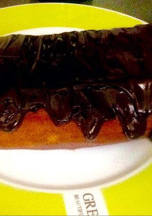 Una foto de Bizcocho de zanahoria y chocolate