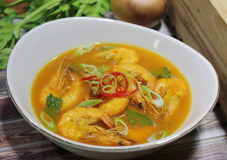 Cara Gampang Membuat Sup Asam Udang yang Enak