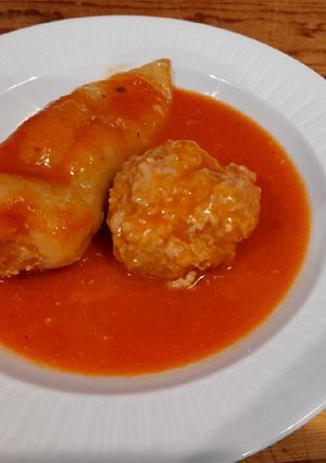 Töltött paprika recept fotója