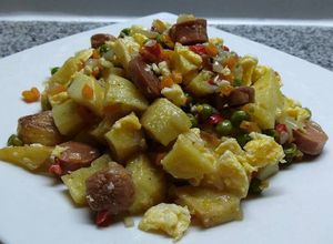 Una foto de Fricasé de salchicha