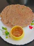 Farali thepla : (Rajgira flour+ Galka)