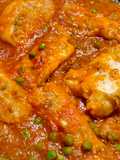 Lomos de merluza con tomate
