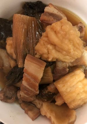 梅干菜煮苦瓜 的食譜成品照片