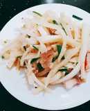 Củ đậu xào thịt