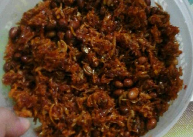 Standar Resep membuat Kering Kentang Kacang Teri Pedas hidangan Hari Raya yang menggugah selera