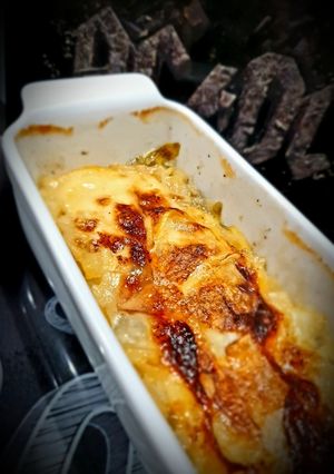 Une photo de Gratin d'endives, pomme et reblochon
