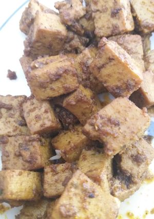 Una foto de Tofu marinado🍴