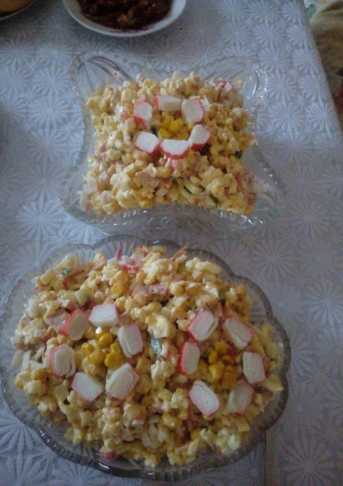 Салат з крабовими паличками