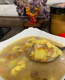 Суп з фаршем та сирними кльоцками🥘