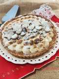 Meringata caramellata su frolla con crema