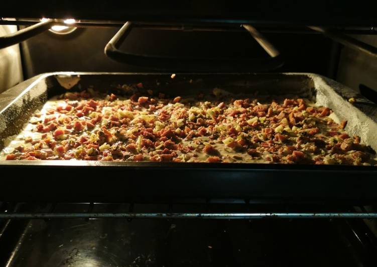 Torta salgada de linguiça