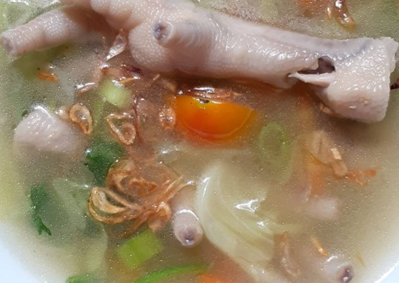 Sop Ceker Sederhana