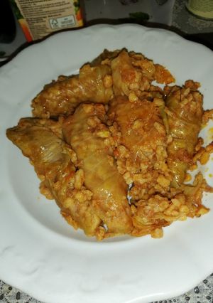 Töltött káposzta reszelt tésztával recept fotója