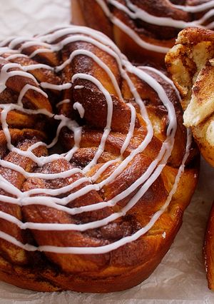 A picture of The Sweet Smell of Cinnamon Rolls (Cinnamon Swirl Bread).