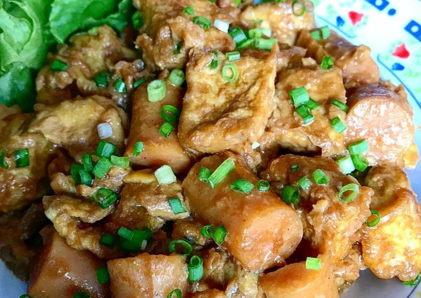 Oseng Tahu Telur