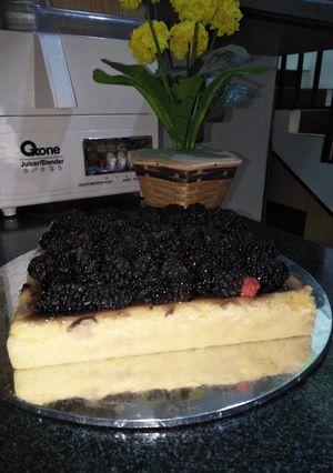 Foto resep Berry's Cheesecake Roti Tawar Kukus