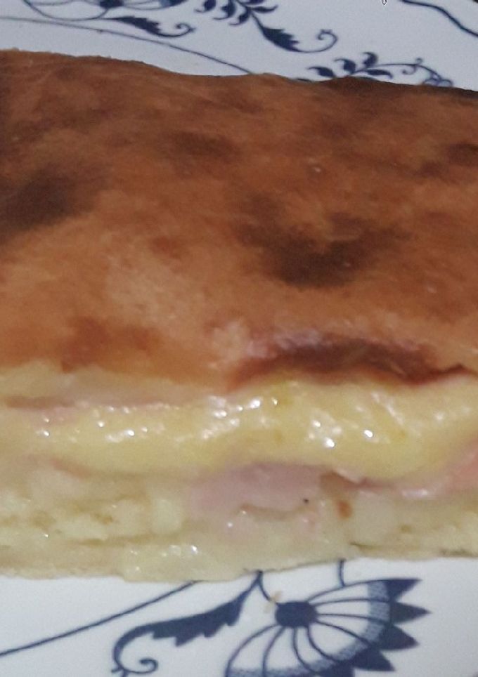 Una foto de Torta de fiambre-licuada