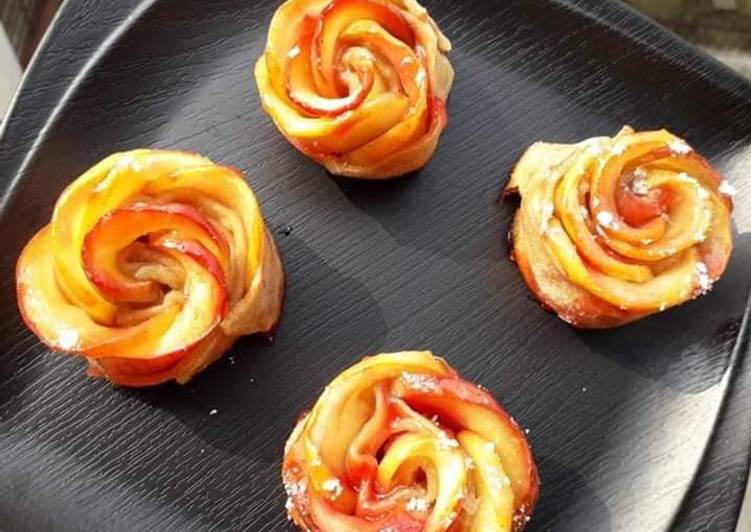 Step-by-Step Guide to Make Any-night-of-the-week Apple Rose Pastry Dessert