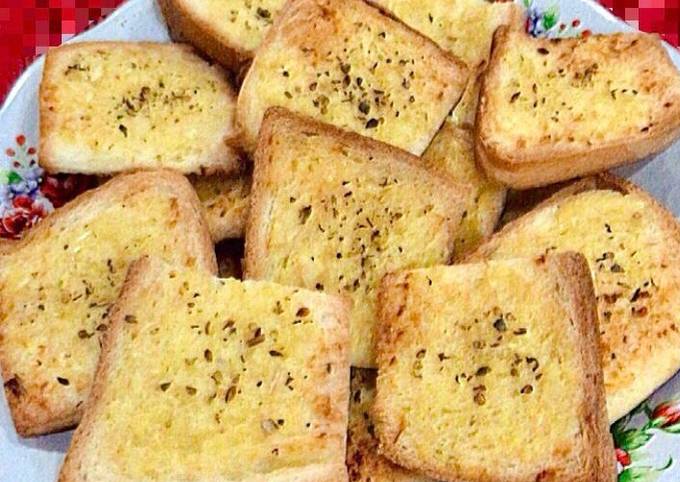 Resep garlic bread roti tawar