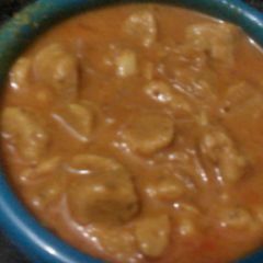A picture of Gatte ki sabji.
