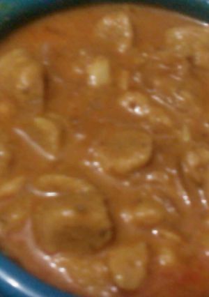 A picture of Gatte ki sabji.