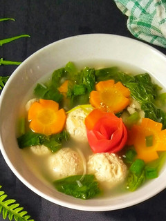 Foto resep Sup Bola tahu sawi