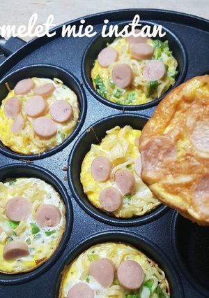 Foto resep 324. Omelet Mie Instan
