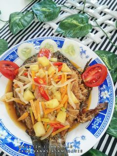 Foto resep Ikan Mas Saus Nanas Asam Manis