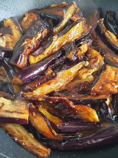 Una foto de Berenjenas caramelizadas