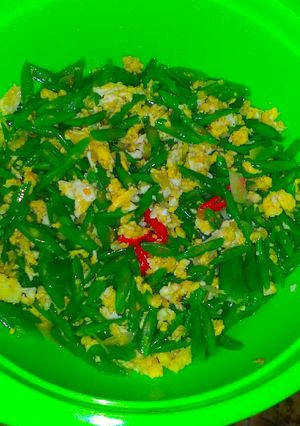 Foto resep Oseng buncis telor