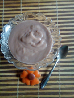 Una foto de Crema de Maicena Casera de Chocolate