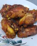 Ayam goreng laos dengan bumbu instan