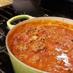 A picture of Beefy Chili.