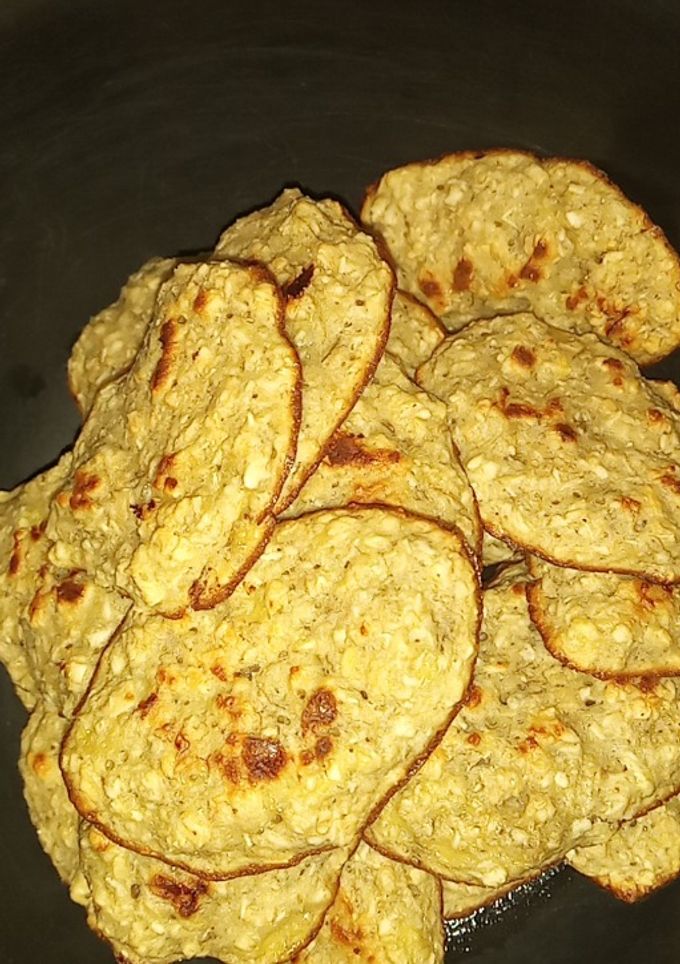 Una foto de Galletas de banana y avenas