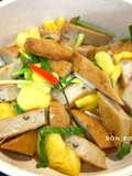 Braised Fish Cake with Pineapple