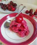 Gelato super facile alle ciliegie bimby 🍒 senza gelatiera