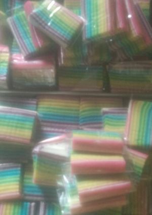 Foto resep Lapis pelangi jualan ku