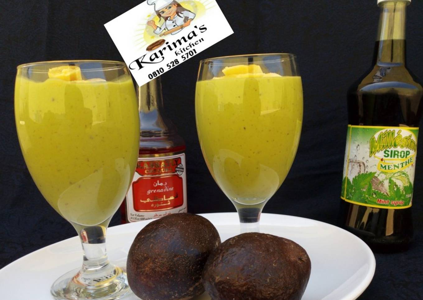 Avocado banana smoothie