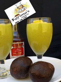 A picture of Avocado banana smoothie.