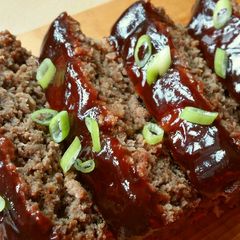 A picture of Vickys Asian-BBQ Inspired Meatloaf, GF DF EF SF NF.