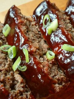 A picture of Vickys Asian-BBQ Inspired Meatloaf, GF DF EF SF NF.