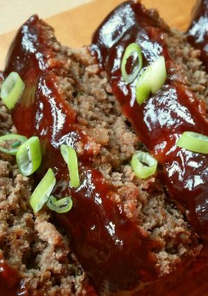 A picture of Vickys Asian-BBQ Inspired Meatloaf, GF DF EF SF NF.
