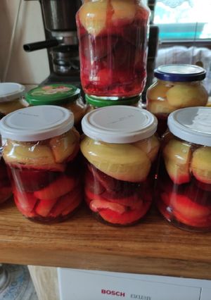 Téli kompót kombináció recept fotója