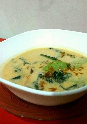 Foto resep Sawi hijau masak santan
