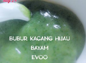 Foto resep Mpasi 6 bulan gasol kacang hijau bayam