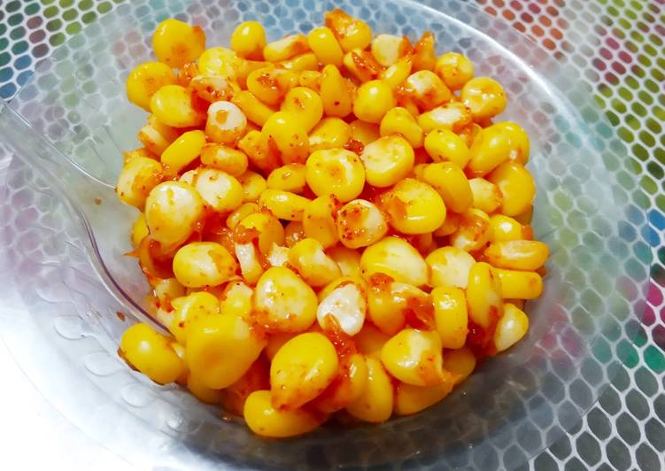 Simple Way to Prepare Quick Spicy Butter Masala Sweet Corn