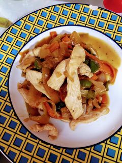 Una foto de Receta de aprovechamiento de pollo de mi madre