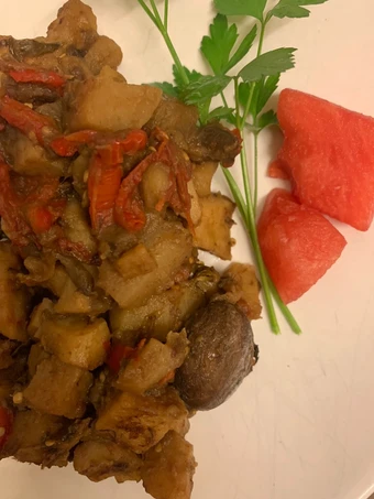 Easy Steps to Prepare Recipe Potato curry plate! that is Delicious, Tasty}