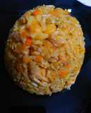 Плов из курицы и нута в мультиварке