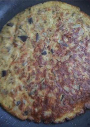 Una foto de Tortilla de berenjenas